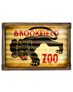 PANTHER ZOO POSTER, CORRUGATED, CORRUGATED, 24 X 21 Inches