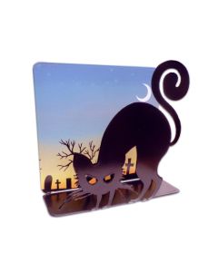 Black Cat 3D Topper, Home and Garden, Table Topper, 7 X 7 Inches