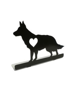 German Shepard Dog Topper, Home and Garden, Table Topper, 9 X 6 Inches