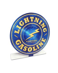 Lightening Gas Topper, Automotive, Table Topper, 8 X 8 Inches