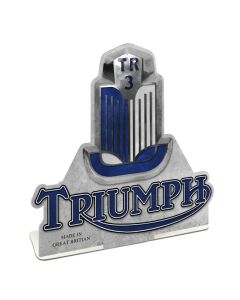 Triumph Logo, Automotive, Custom Metal Shape, 9 X 6 Inches