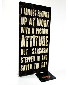 Sarcasm, Table Toppers, Table Topper, 4 X 9 Inches