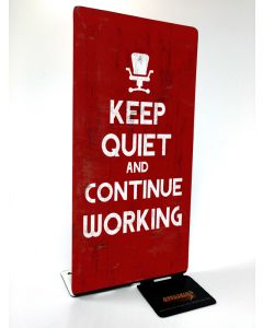 Keep Quiet, Table Toppers, Table Topper, 4 X 9 Inches