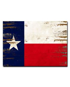 TEXAS FLAG PRINTED ON WOOD, Category/Home and Garden, WOOD PRINT, 20 X 14 Inches