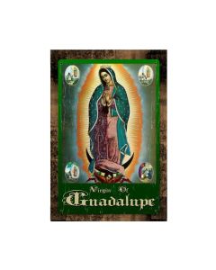 Virgin Of Guadalupe, Foreign Language, Wood Frame, 12 X 18 Inches