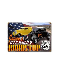 Highway Roadstop, Personalized, Vintage Metal Sign, 24 X 16 Inches