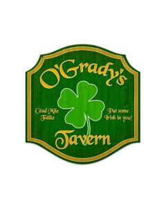 Irish Tavern Personalized, Personalized, Custom Metal Shape, 20 X 20 Inches