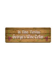 In Vino Veritas, Food and Drink, Personalized, 24 X 8 Inches