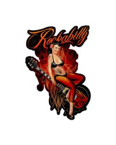 Rockabilly, Pinup Girls, Custom Metal Shape, 16 X 24 Inches