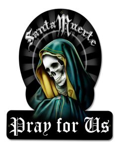 Santa Muerte Pray For Us Helmet, Licensed Products/Ralph Burch, HELMET, 12 X 15 Inches