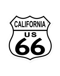 Route 66 California, Street Signs, Shield Metal Sign, 15 X 15 Inches
