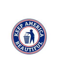 Keep America, Other, Round Metal Sign, 14 X 14 Inches