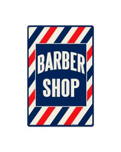 Barber Shop, Metal Sign, Metal Sign, 24 X 16 Inches