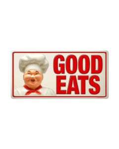 Good Eats, Food and Drink, Metal Sign, 12 X 24 Inches