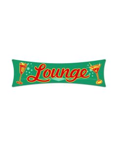 Lounge Bowtie, Food and Drink, Bowtie Metal Sign, 6 X 22 Inches