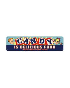 Candy, Food and Drink, Metal Sign, 20 X 5 Inches