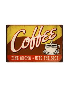 Coffee, Food and Drink, Vintage Metal Sign, 24 X 16 Inches