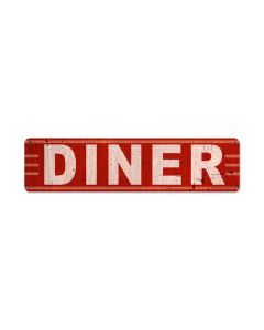 Diner, Food and Drink, Metal Sign, 20 X 5 Inches
