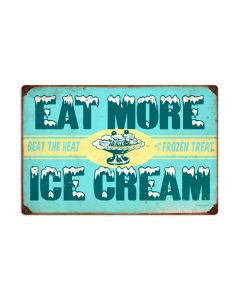 Ice Cream, Food and Drink, Vintage Metal Sign, 24 X 16 Inches