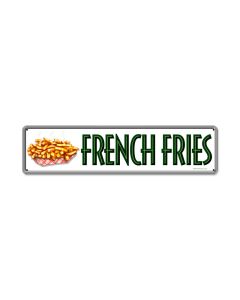 French Fries, Food and Drink, Metal Sign, 20 X 5 Inches