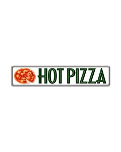 Hot Pizza, Food and Drink, Metal Sign, 28 X 6 Inches