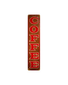 Coffee, Food and Drink, Vintage Metal Sign, 6 X 28 Inches