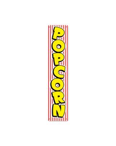Popcorn Stripe, Food and Drink, Metal Sign, 28 X 6 Inches