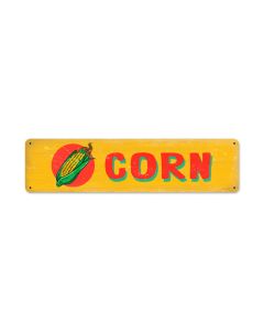 Corn, Food and Drink, Metal Sign, 20 X 5 Inches