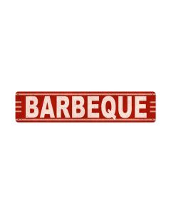 Barbeque, Food and Drink, Metal Sign, 28 X 6 Inches