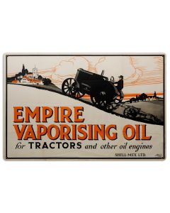 Empire Vaporising Oil, Licensed Products/Shell, Metal Sign, 24 X 16 Inches