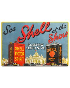 Show Glasgow, Licensed Products/Shell, Metal Sign, 24 X 16 Inches