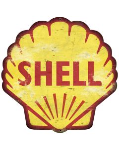 Shell Grunge, Licensed Products/Shell, PLASMA, 28 X 28 Inches