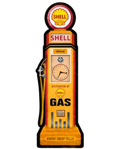 Gas Pump, Licensed Products/Shell, PLASMA, 9 X 27 Inches