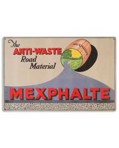 Mexphalte, Licensed Products/Shell, Metal Sign, 24 X 16 Inches