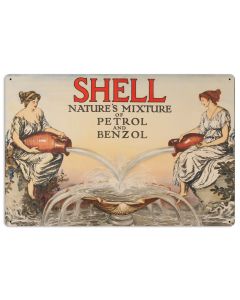Natures Mixture, Licensed Products/Shell, Metal Sign, 24 X 16 Inches