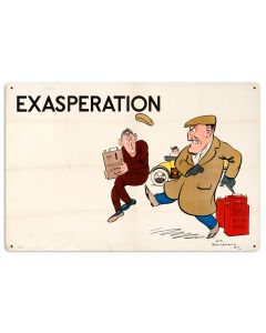 Exasperation Bateman, Licensed Products/Shell, Metal Sign, 24 X 16 Inches