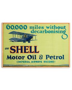 Miles Without Decarbonising, Licensed Products/Shell, Metal Sign, 24 X 16 Inches