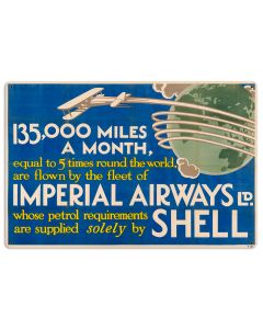 5 Times Around, Licensed Products/Shell, Metal Sign, 24 X 16 Inches