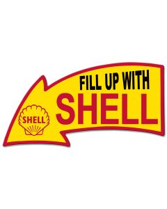 Fill Up With Shell Arrow Shape, Featured Artists/Shell, PLASMA , 14 X 26 Inches