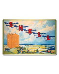 Shell Plane Letters, Featured Artists/Shell, Satin, 12 X 18 Inches