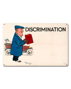 Discrimination Bateman Shell, Featured Artists/Shell, Satin, 18 X 12 Inches
