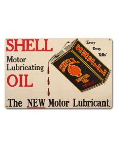 Shell Motor Lubricating Oil, Featured Artists/Shell, Satin, 12 X 18 Inches