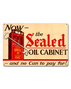 The Sealed Oil Cabinet, Featured Artists/Shell, Satin, 18 X 12 Inches