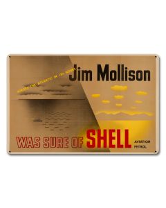 Jim Mollison Across The Atlantic, Featured Artists/Shell, Satin, 18 X 12 Inches