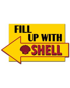 Fill Up With Shell Arrow, Featured Artists/Shell, Plasma, 29 X 17 Inches