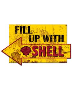 Fill Up With Shell Grunge, Featured Artists/Shell, Plasma, 29 X 17 Inches