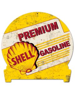 Premium Shell Gasoline Grunge, Featured Artists/Shell, Satin, 12 X 15 Inches