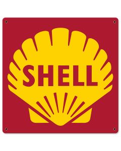 Shell 1961 Logo, Featured Artists/Shell, Satin, 18 X 18 Inches