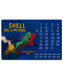 Shell Oil Petrol Quick Starting Pair, Featured Artists/Shell, Satin, 16 X 24 Inches