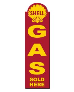 Shell Gas Sold Here, Featured Artists/Shell, Plasma, 8 X 30 Inches